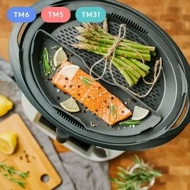 Mixcover Dampfgarform halb für Thermomix TM5 TM6 TM31