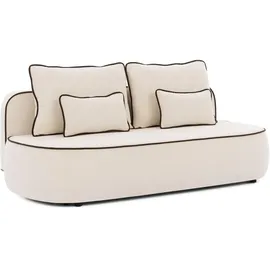 S-Style Kindersofa Vero 210 x 90 x 98 cm Buche/Birke Teilmassiv beige/braun