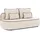 S-Style Kindersofa Vero 210 x 90 x 98 cm Buche/Birke Teilmassiv beige/braun