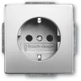 Busch-Jaeger Steckdoseneinsatz 1 St. Edelstahl
