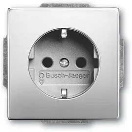Busch-Jaeger Steckdoseneinsatz 1 St. Edelstahl