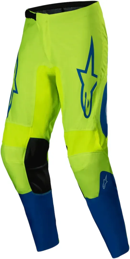 Alpinestars Fluid Haul Motorcross Broeken, blauw-geel, 34 Voorman