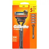 Gillette Fusion5 Rasierer + 4 Klingen