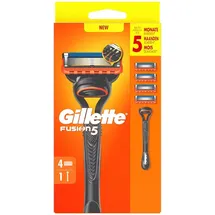 Gillette Fusion5 Rasierer + 4 Klingen