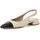 TAMARIS Damen Sling Pump mit Blockabsatz, beige, 40 EU