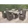 Merxx Saviano Gartensessel 58 x 69,5 x 108 cm grau 2 St.