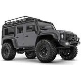 TRAXXAS RC-Auto Land Rover Defender 1:18 4WD RTR silber (TRX-4M)
