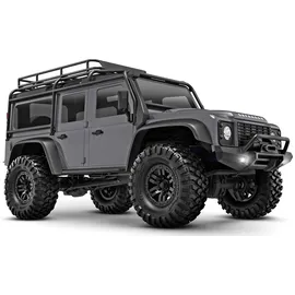 TRAXXAS RC-Auto Land Rover Defender 1:18 4WD RTR silber (TRX-4M)
