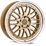 Keskin Wheels Kt22 Gold Lip Polish 8.5x19 ET 45 5/108 Alufelge Gold