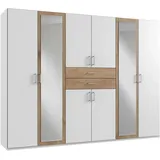 WIMEX Drehtürenschrank Diver 270 x 207 x 58 cm Weiß