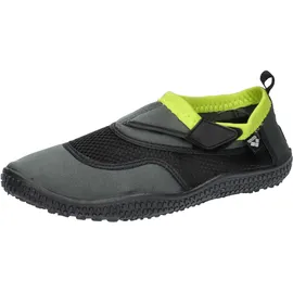 Arena Wasserschuhe Dark Grey/Lime 38