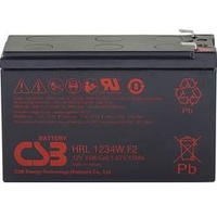 CSB Battery HRL 1234W high-rate longlife HRL1234WF2-FR Bleiakku 12V 8.5Ah Akku (AGM) Bleibatterie