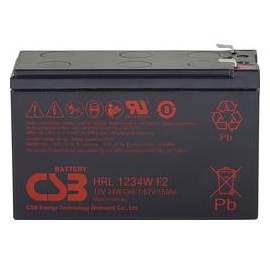 CSB Battery HRL 1234W high-rate longlife HRL1234WF2-FR Bleiakku 12V 8.5Ah Akku (AGM) Bleibatterie