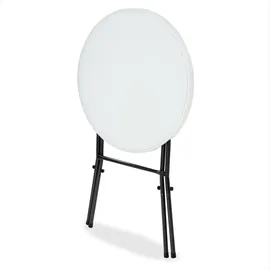 CASARIA Stehtisch Ø 72 x 110 cm Weiß