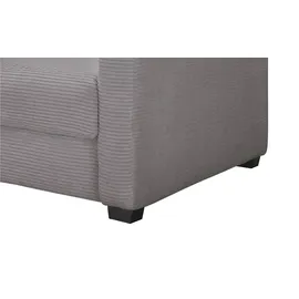 bobb Relaxsessel Lisa de Luxe Mikrofaser 85 x 90 x 93 cm Grau