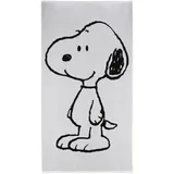 VOSSEN Snoopy Beach Strandtuch 100 x 180 cm schwarz