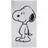 VOSSEN Snoopy Beach Strandtuch 100 x 180 cm schwarz