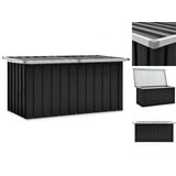 vidaXL Gartenbox Anthrazit 129x67x65 cm