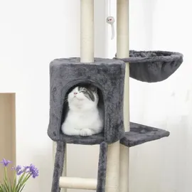 les tendances Jipsy Kratzbaum 79 x 34 x 138 cm grau