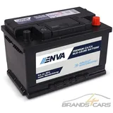 ENVA AUTOBATTERIE STARTERBATTERIE 75Ah 660A 12V ersetzt 70Ah 72Ah 74Ah 77Ah 80Ah