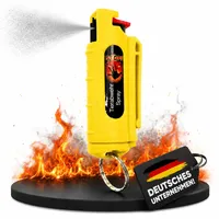 1 x Wilhelm Pfefferspray 16 ml Schlüsselanhänger gelb Tierabwehr Selbstverteidigung CS Gas KO Spray hochdosiert (ca. 2 Mio. Scoville) effektives Verteidigungsspray