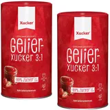 2x GelierXucker 3:1 mit Xylit, f. Konfitüre Marmelade, Gelierzucker ohne Zucker