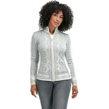 Dale of Norway Christiania Jacket - Merinojacke - Damen Off White / Metalgrey S