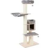 Natural Paradise Magnolia XL Kratzbaum 105 x 90 x 175 cm hellgrau