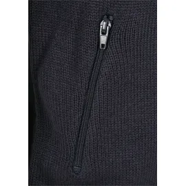 Brandit Textil Cardigan "Brandit Herren Cardigan Norweger", Herren, Gr. XXL, schwarz-weiß (navy), 100% Polyacryl, mehrfarbig, normal, Rundhals, Strickjacken