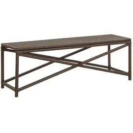 vidaXL Gartenbank 124 x 44 x 43 cm Braun