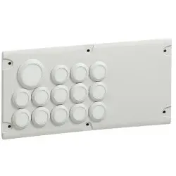 Legrand 036495 Cabstop IP55, Kabeleinführungsplatte, Anzahl der Einführungen: 14 1