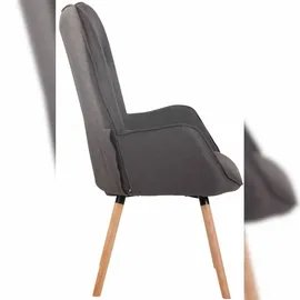 CLP Lounger Ashford Stoff dunkelgrau/natura