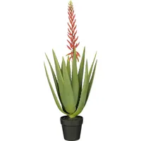 Mica decorations Kunstpflanze Aloe vera im Topf grün rot Ø 43 x 82 cm