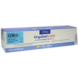 Urgolast Color Binde 6 cmx5 m blau 10 St