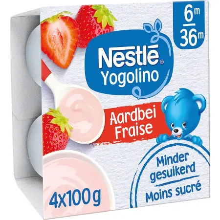 Nestlé Yogo Baby Erdbeergeschmack +6 Monate Becher 4x100g