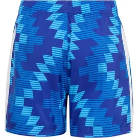 adidas Football-inspired Graphic Badeshorts Lucid Blue/White 164