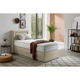 Westfalia Schlafkomfort Boxspringbett 105 x 210 cm Beige