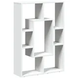 vidaXL Bücherregal Weiß 63x20x90 cm Holzwerkstoff