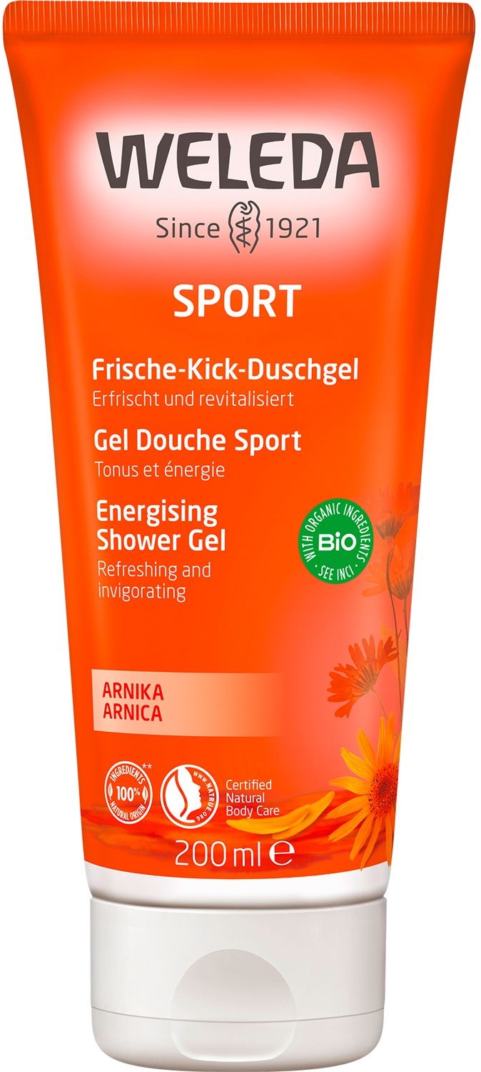 Weleda Sport Frische-Kick-Duschgel Arnika - erfrischt, entspannt und revitalisiert zugleich