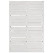 Andrewex Sichtschutzzaunelement Faro Cream lackiert 130 cm x 90 cm