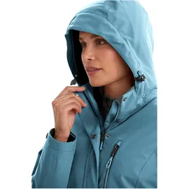 KILLTEC Damen Outdoorjacke Funktionsjacke mit abzippbarer Kapuze KOW 140 WMN Jckt wasserdicht, Winddicht, atmungsaktiv 00841-sturmblau 44