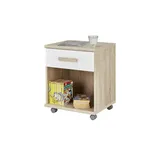 Sconto Rollcontainer ¦ holzfarben ¦ Maße (cm): B: 46 H: 59 T: 45.0