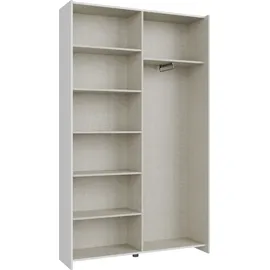 MITEPEK Schwebetürenschrank Nook 120,1 x 210 x 39,1 cm Weiß