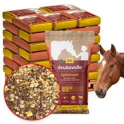 deukavallo Apfelmash 36x15kg - Mashfutter mit Apfeltrester und Leinsamen für Pferde