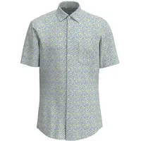 Seidensticker Businesshemd "Regular", Herren, Gr. M (40), normale Ärmellängen, gelb, 100% Baumwolle, bedruckt, regular fit, gerader Abschluss, Hemden, Regular 1/2 Button-Down-Kragen Druck