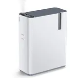 Dhyala Luftreiniger Allergiker für Wohnung Raucherzimmer, HEPA Luftfilter gegen Schimmel Staub Pollen Tierhaare, CADR 450m3/h für 161m2, App-gesteuert Air Purifier 22dB (White)