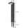 LINDBY Sockelleuchte Aluminium 11,4 x 51,3 cm mit Bewegungsmelder schwarz