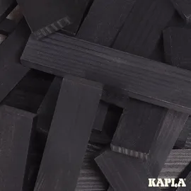 Kapla 40er Holzbausteine schwarz