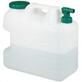 Relaxdays Wasserkanister mit Hahn 20 Liter grün/weiß 19,5 cm x 37 cm x 36,5 cm