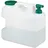Relaxdays Wasserkanister mit Hahn 20 Liter grün/weiß 19,5 cm x 37 cm x 36,5 cm